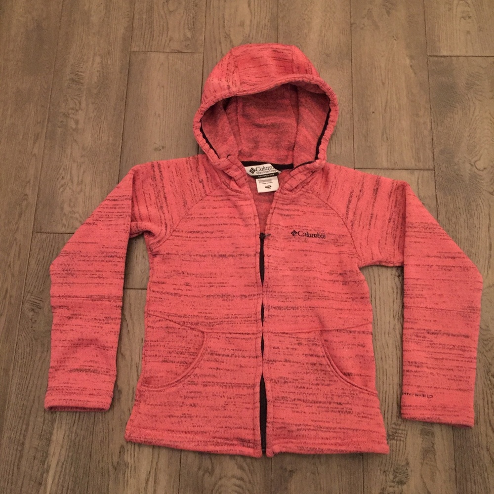 Girls Columbia zip up hoodie